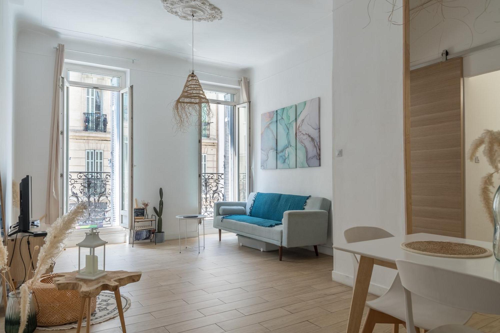 Charmant T2 Haussmanien Centre Ville Марсель Экстерьер фото